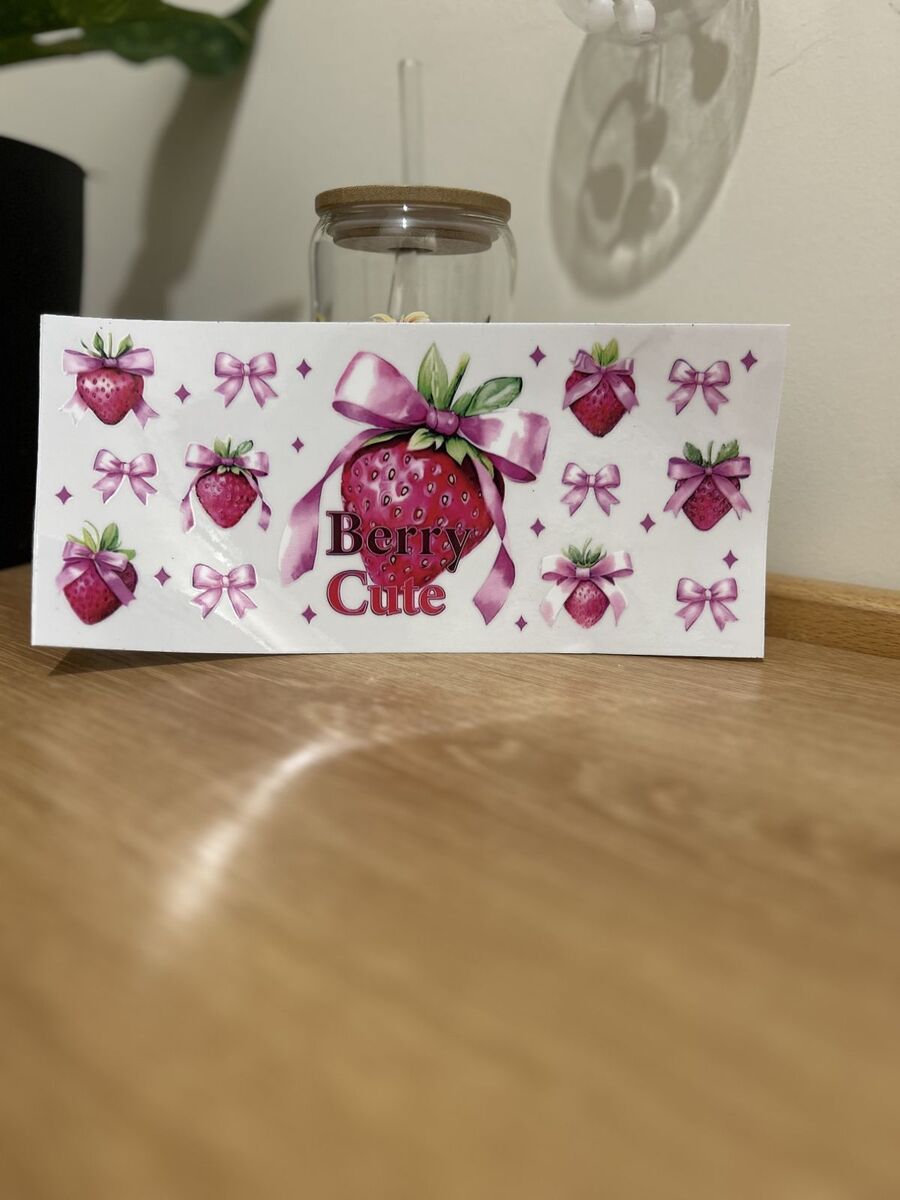 Glass tumbler (berry cute)