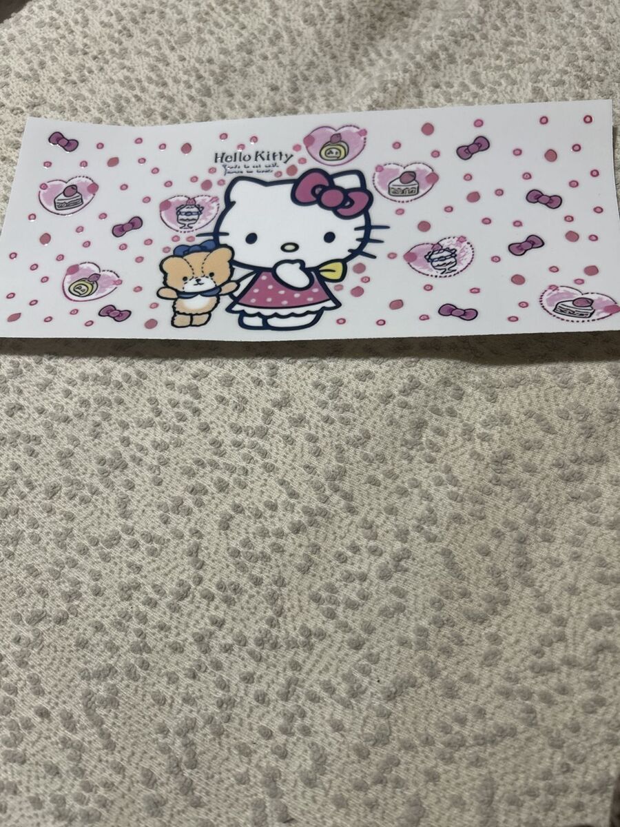 Glass tumbler (hello kitty full wrap)