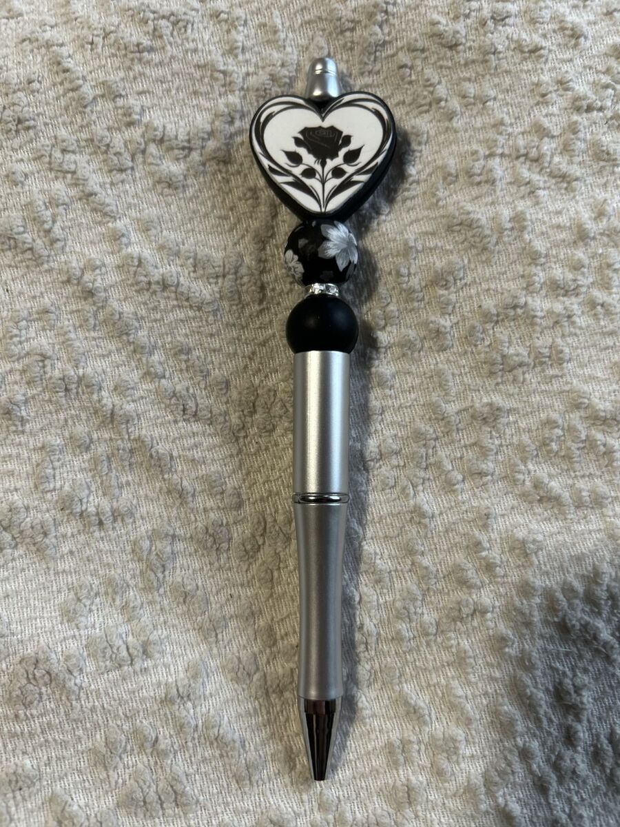 Rose heart pen
